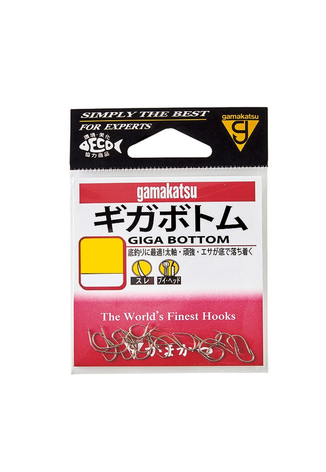 Gamakatsu Baragigabottom Hook No. 5 Fishhook Medium