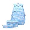 Girls' Donut Nylon Waterproof 3-Piece School Backpack Set