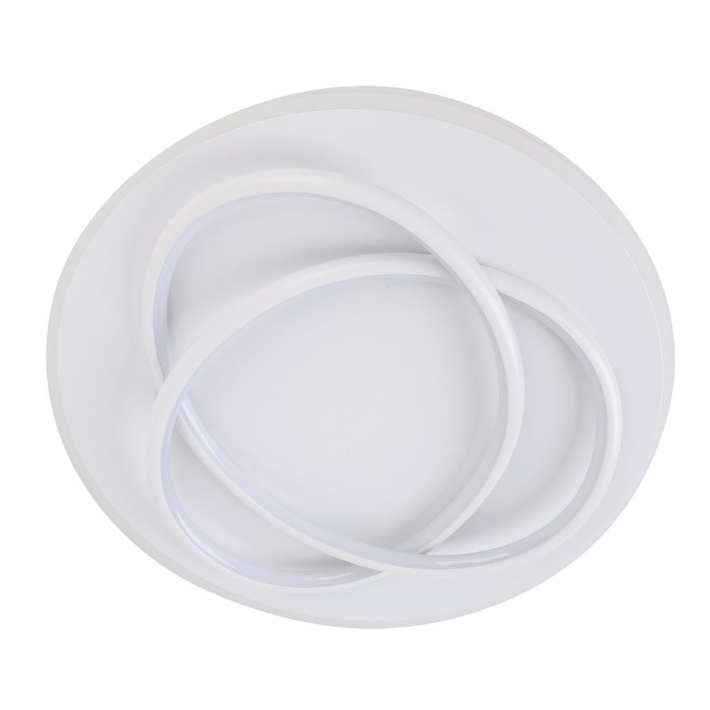 Modern Ceiling Light LED Round Dimmable Flash Mount Ceiling Lamp with Remote Control for Living