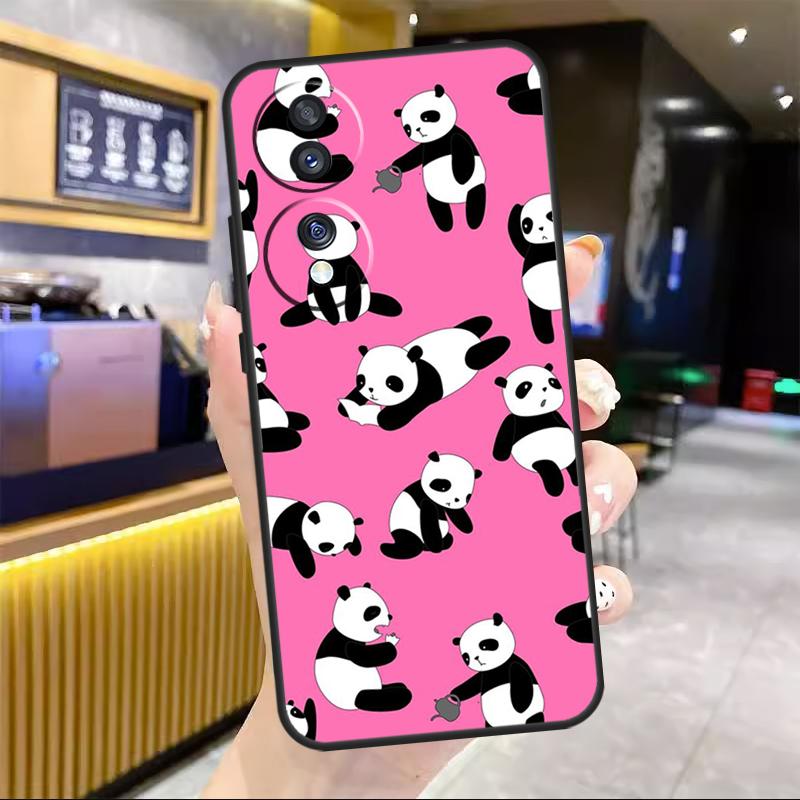Panda Animal For Honor Magic 8 7 6 5 Lite Case For Honor 200 400 Pro 50 70 90 X8c X8b X9a X9b X9c Win RT