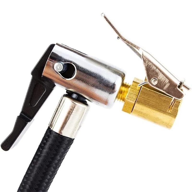 Tragbare aufblasbare Pumpe für Autoreifen-Luftfutter-Inflatorpumpenventil-Anschluss Clip-on-Adapter Auto Messing 8-mm-Reifenradventil