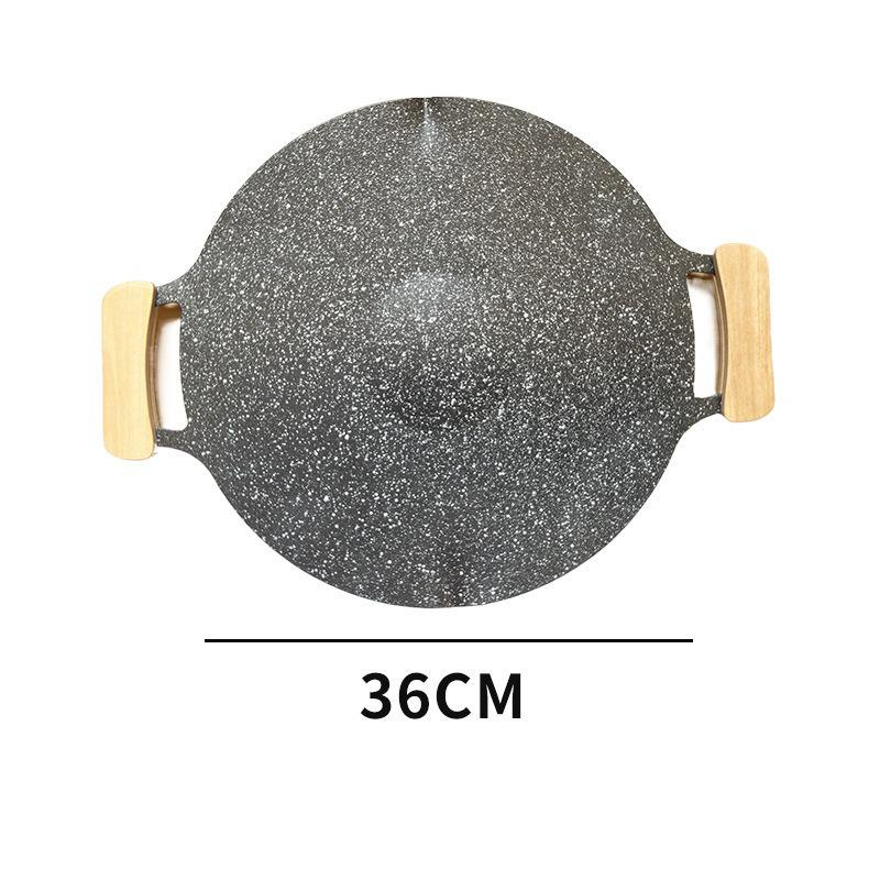 Portable Non-stick Camping Griddle and Frying Pan Set for Outdoor Barbecue Cooking