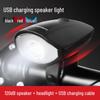Bicycle Headlight with Integrated Horn