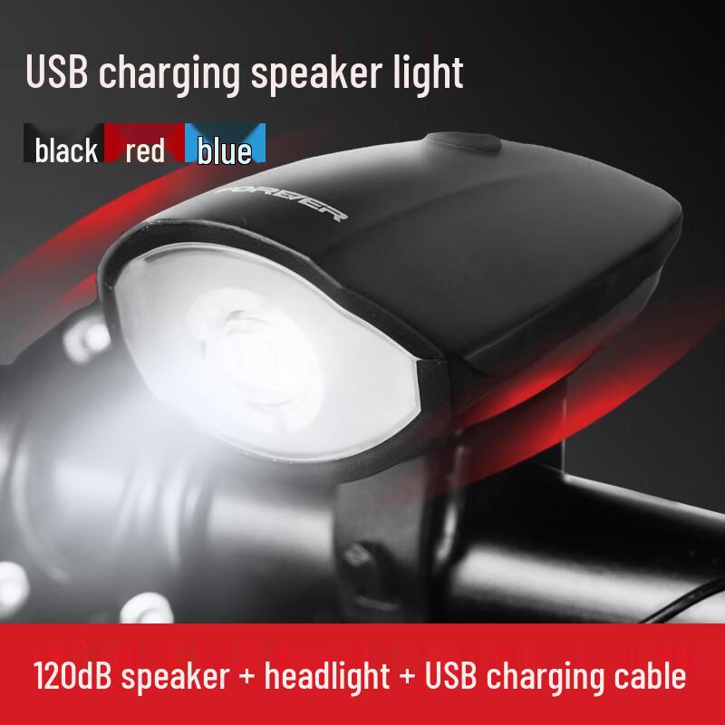 

Bicycle Headlight with Integrated Horn