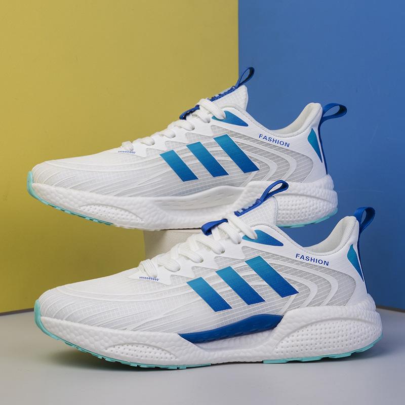 

Кроссовки мужские Popcorn Mesh дышащие туфли легкие повседневные универсальные удобные модные кроссовки с мягкой подошвой 39 белый