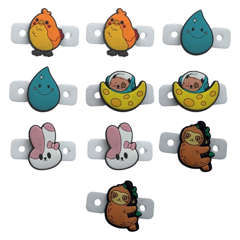 10Pcs Soft Silicone Tennis Racket Dampener Tennis Vibration Dampener Shock Absorbers for Tennis Racket and Strings 1