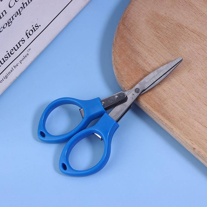 Multifunctional Needlework Scissors Portable Folding Scissors Carbon Steel Fishing Line Cutting Tools Mini Tackle Supplies