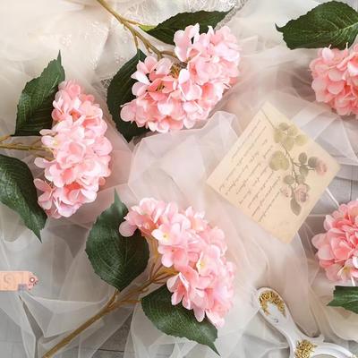 1/3 Stück Künstliche Blumen Seidenhortensie Hochzeitsdeko Brautaccessoires Ausverkauf Festival Dekoration Vasen Wohnraum DIY Strauß