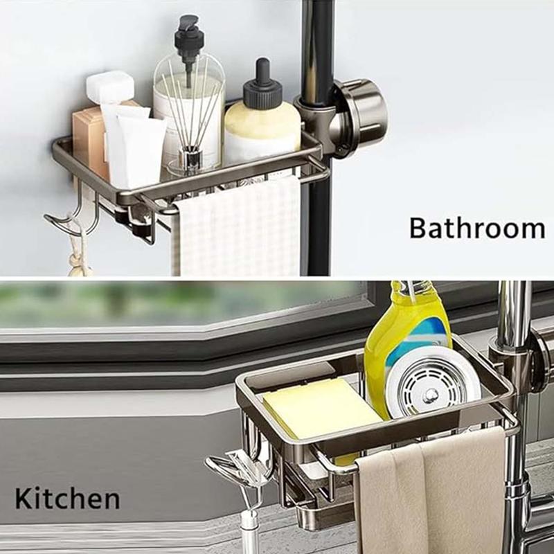 Küche Spüle Wasserhahn Regal Schwamm Gericht Tuch Rack Halter Racks Lagerung Organizer