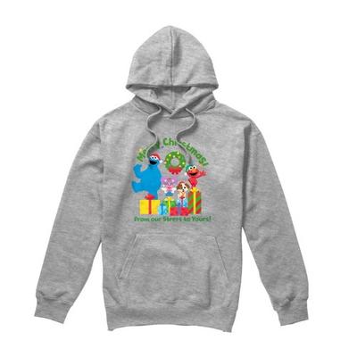 Sesame Street Unisex Adult From Our Street To Yours Christmas Hoodie
