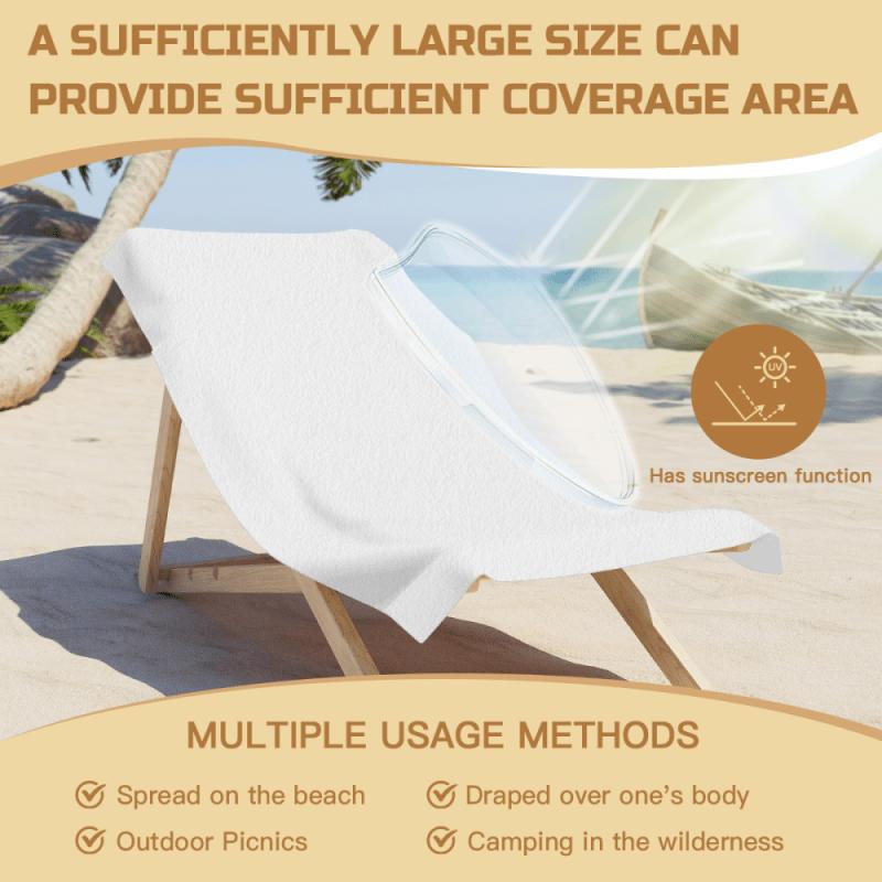 Colorful Pigs Beach Towel Watercolor Animal Print Soft Microfiber Quick Dry Bath Towel For Kids Adults Summer Swim Pool Party