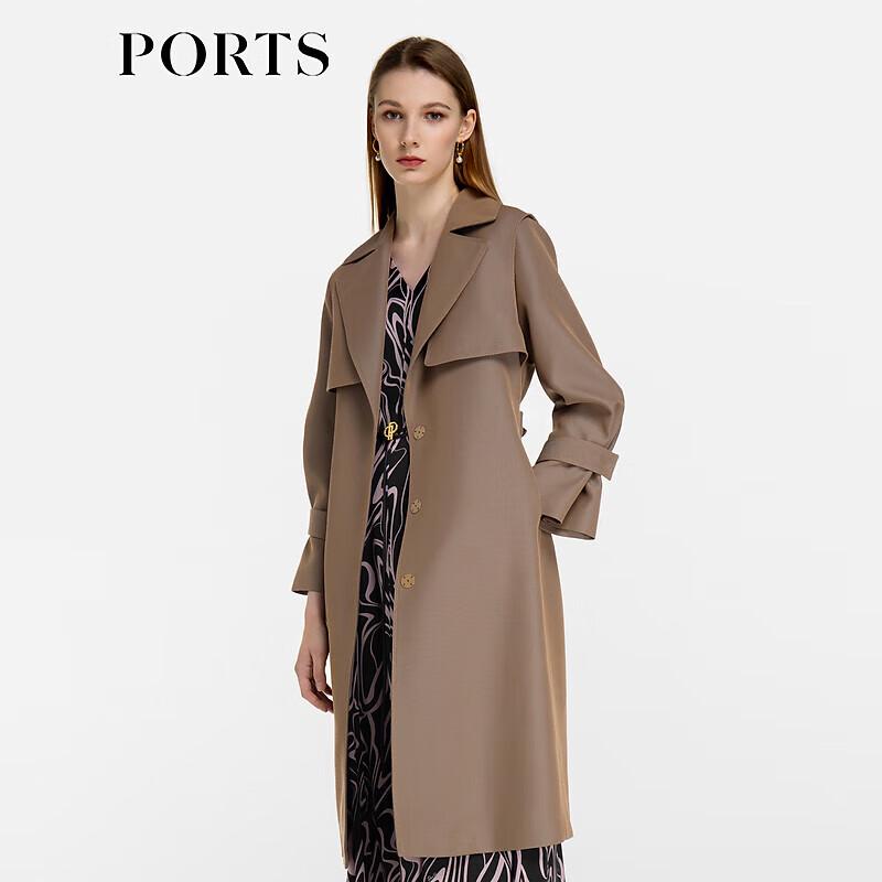 PORTS Women's Belted Wool Blend Coat