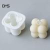 Reusable Ball Cube Aromatherapy Candle Mold Silicone DIY Craft Mould Baking Tool