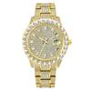 MISSFOX Watch, High-End Fashion Dial Full Diamond Watch Men's Hip Hop Quartz Watch