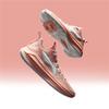 LiNing Blade 3 V2 Sparschwein Stoßdämpfung Rutschfest Abriebfest Low-Top Basketballschuhe Unisex Sneaker Orange Pink ABAT057-14
