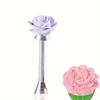 Aluminum Alloy Silver Flower Nail Flower Nail Holder Korean Flower Nail Mouth Baking Pastry Cone Holder Icing Flower Piping Rod