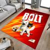 Bolt'S Big Adventure Carpet For Playroom Bedroom Living Room Sofa Home Decorkids Game Area Rug Nonslip Floor Mat