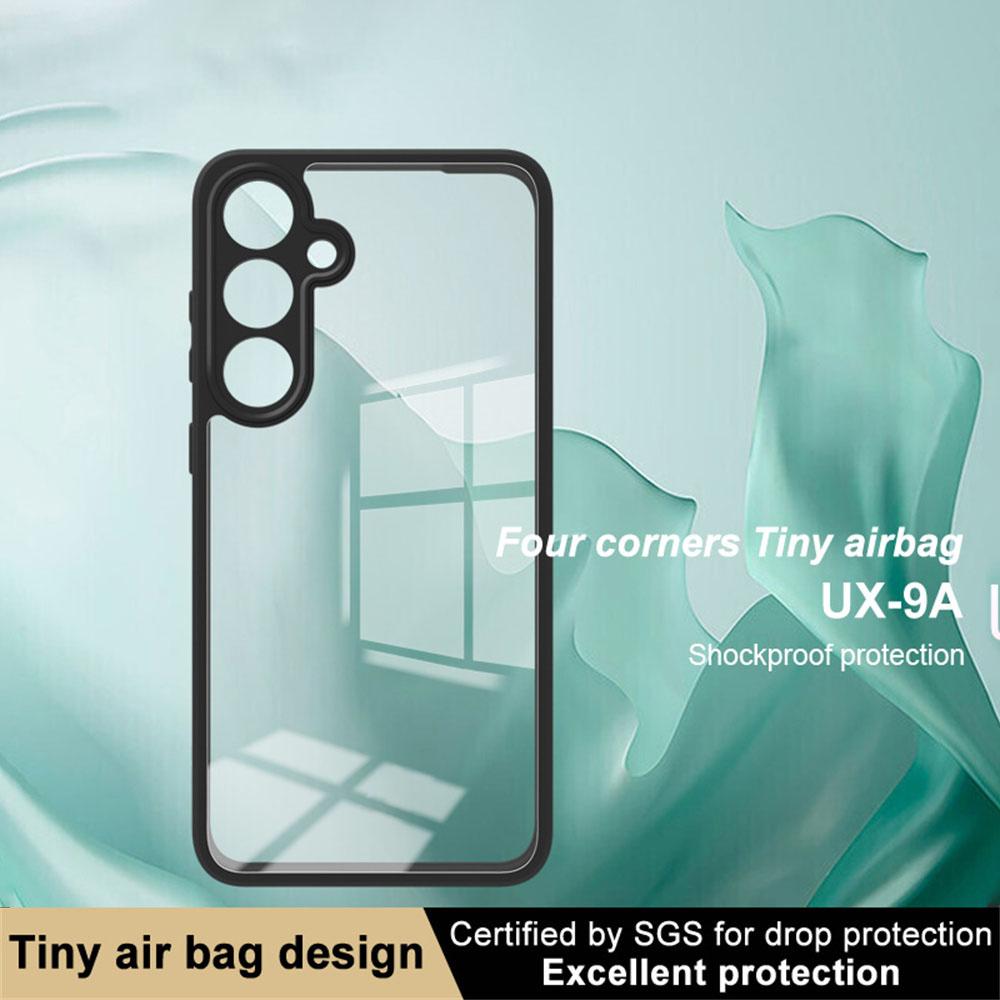 

For Samsung Galaxy S24 FE Clear Case TPU+PC Phone Cover Reinforced Corners Style A