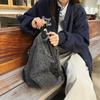 Large Capacity Retro Denim Backpack Women's Lightweight Backpack