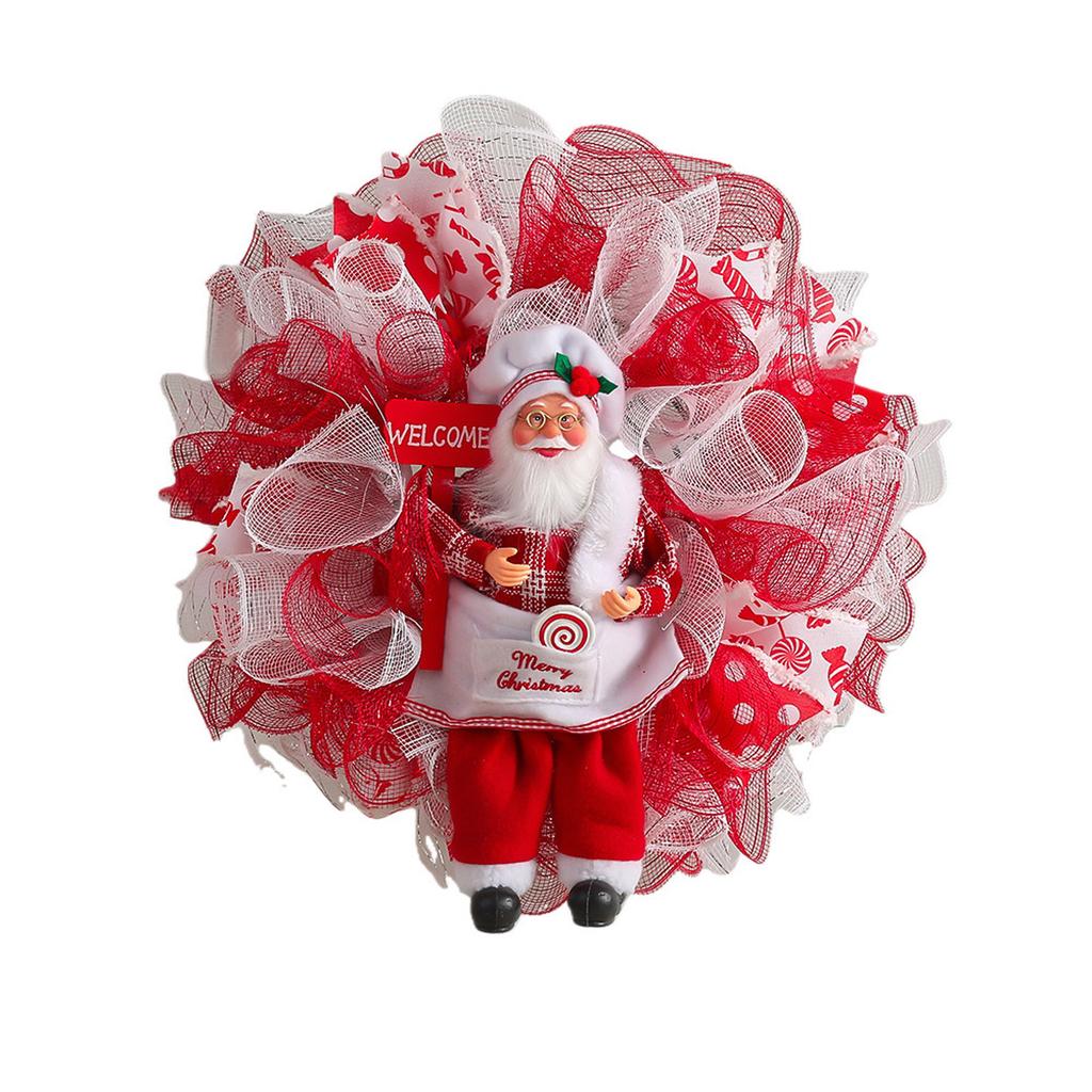 Christmas Kitchen Cabinet Wreaths, Suitable For Decorating The Kitchen Or Doors, Both Indoors And Outdoors For Holiday Decorations