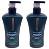 Vaseline Men 24-Hour Moisture Body & Face Lotion Fast Absorbing, 600ml, 2 Units