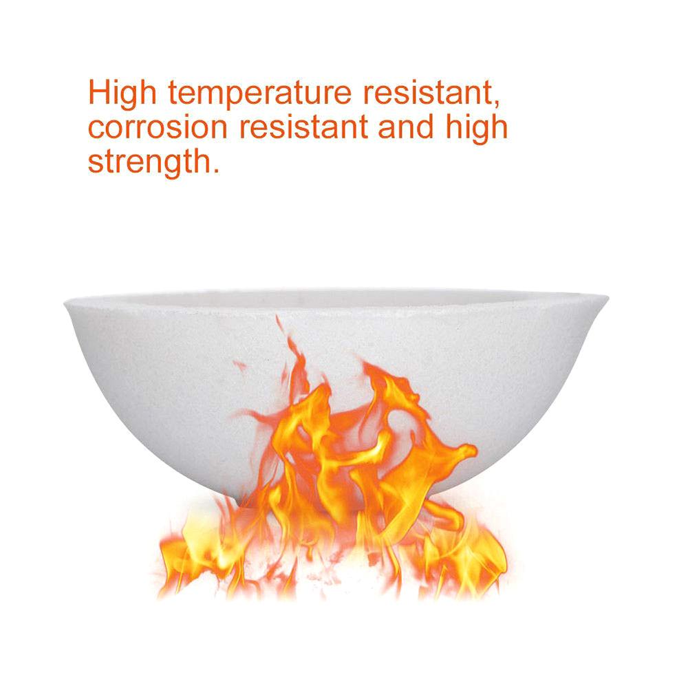 1/4pcs 100g-5000g High Temperature Quartz Silica Smelting Crucible Smelting Casting Refined Golden Silver Jewelry Casting Tools