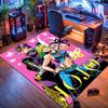 J-JoJo's Bizarre Adventure-themed rug, suitable for living room, bedroom, game room, computer room and home décor.