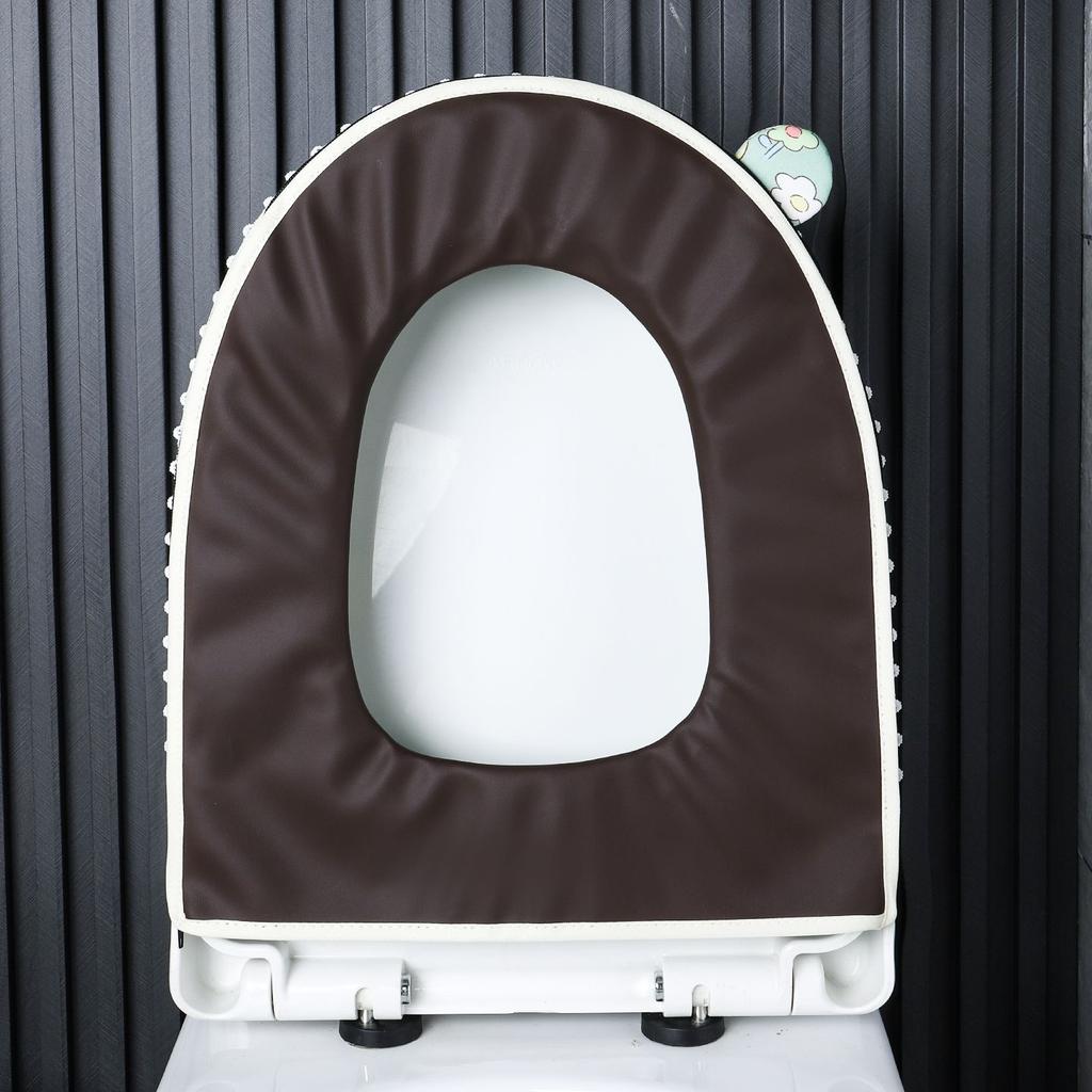 Type Household Toilet Seat Cushion Made of Pure Cotton with Enlarged and Thickened Zipper All Season Universal Waterproof Seat Cover