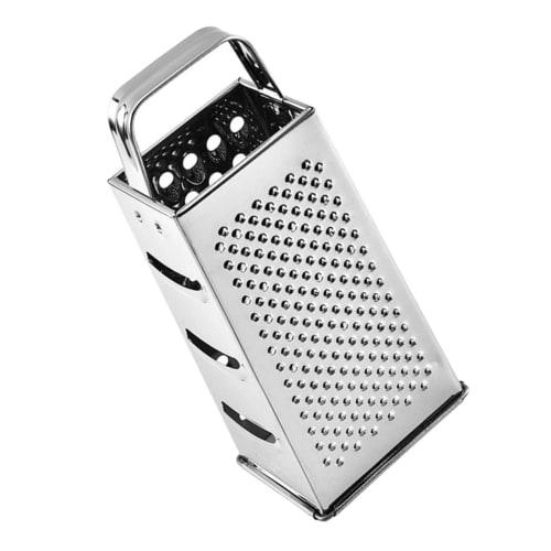 

COLLBATH Multifunctional Grater/Slicer, 4-Sided Box Grater, Stainless Steel Cheese Grater, Vegetable Chopper, Handheld Kitchen Utensil for Vegetable C