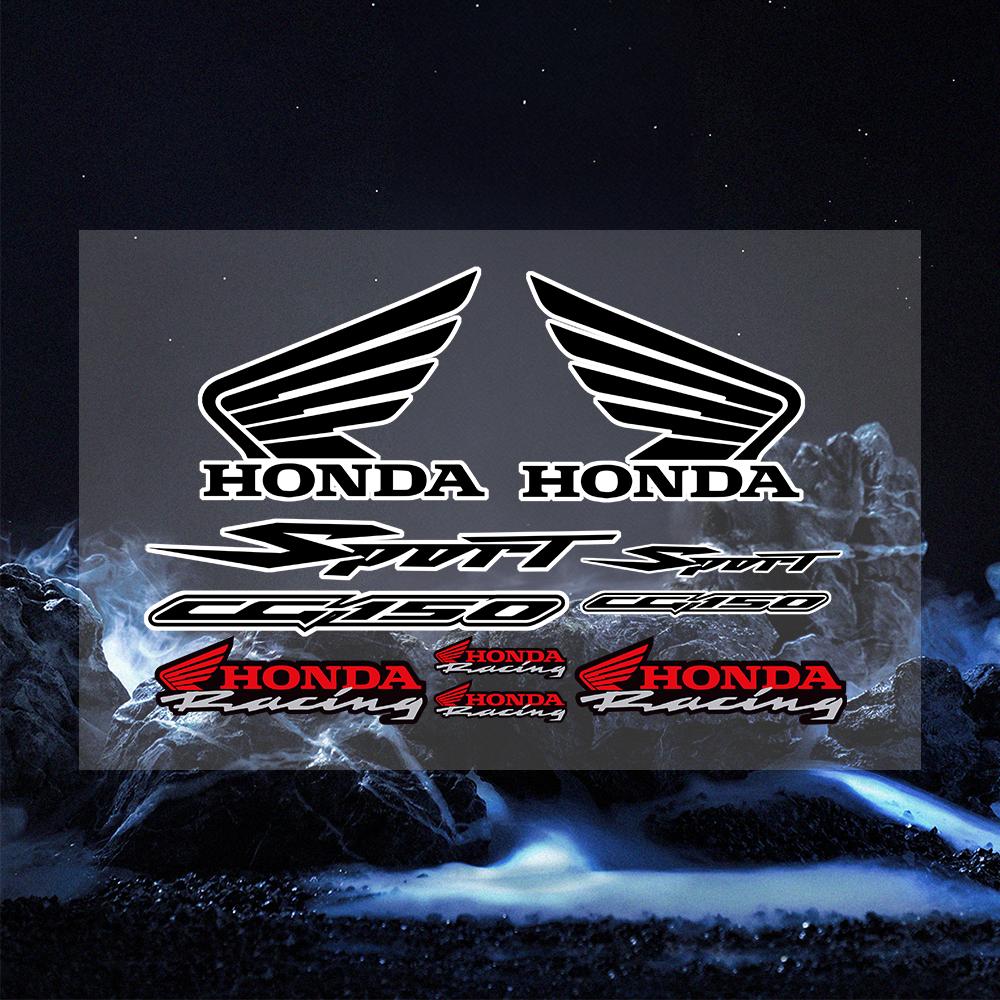 AAADK1 Jdm Car H-honda-a Japanese Motorcycle Sticker Suitable for Motorcycle Body Reflective Car Sticker Helmet Decal 20x30cm