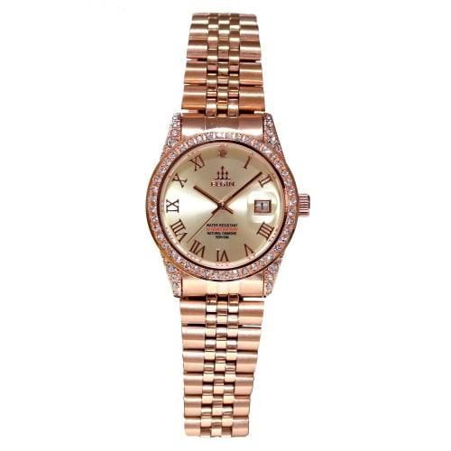 

Elgin unisex formal watch | FK1402PG-G Champagne Gold