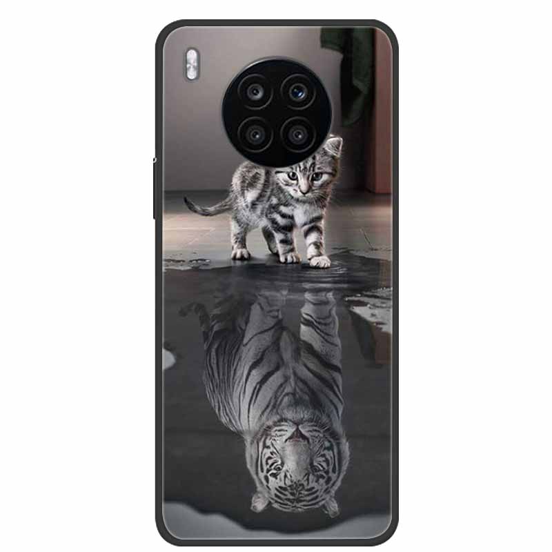 For Huawei Nova 8i Case Shockproof Soft silicone TPU Back Cover For Huawei Nova 8i Phone Cases Nova8i Nova 8 i 2021 Cute Cartoon
