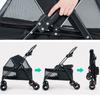 Foldable Pet Stroller for Dogs Cats Teddy Small Lightweight Travel Outdoor Carrier Pet Carrier Transporte Shopping Cart Carrier