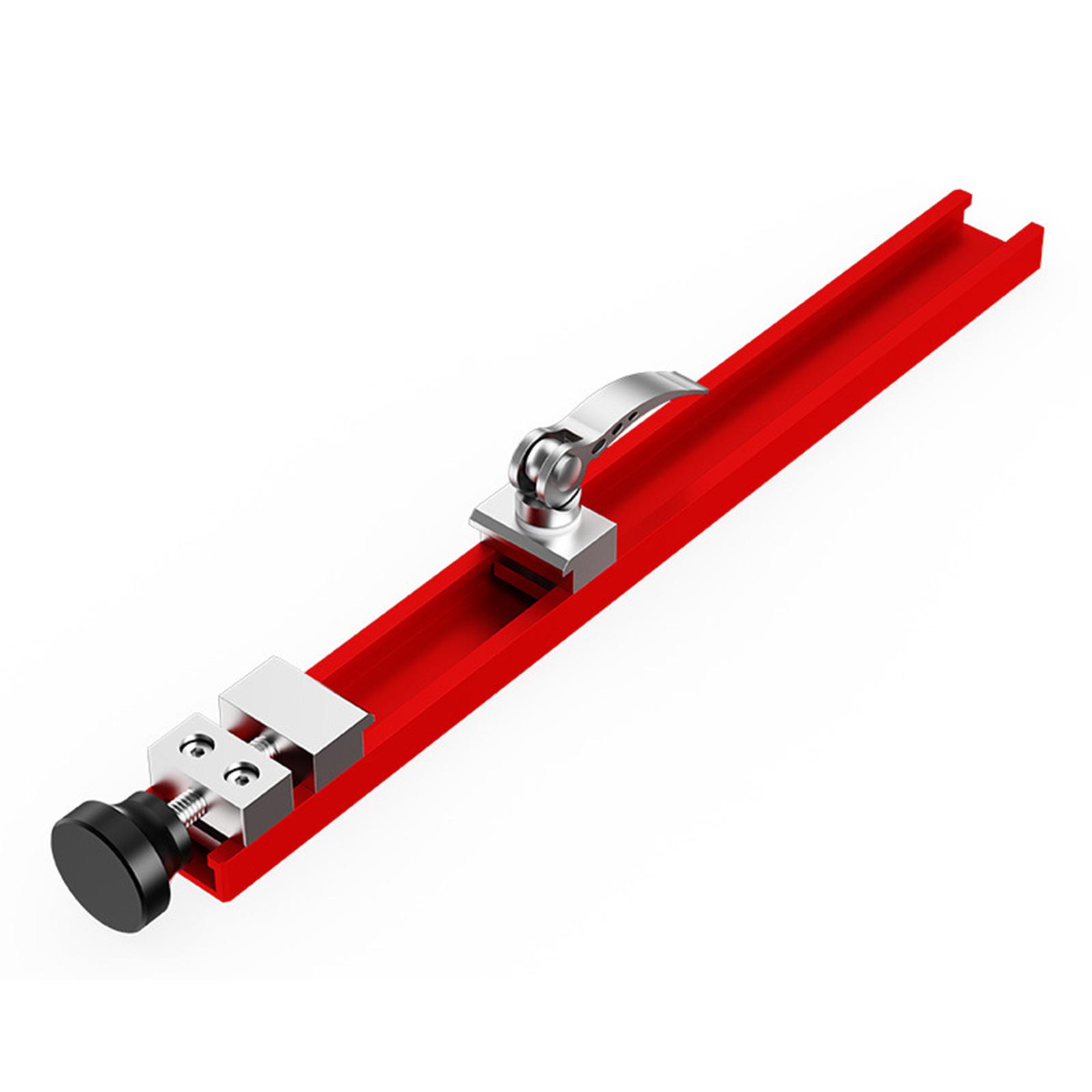 

Aluminum Alloy Circular Saw Rail Tool Two-Way Buckle Locking Clamp One-Button Positioning for Woodworking Engraving Framing