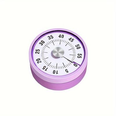 Mechanical Timer Kitchen Timer, 2 Colors To Choose From, No Batteries Required, Strong Magnetic Attraction, Can Be Connected To Magnetic Areas.