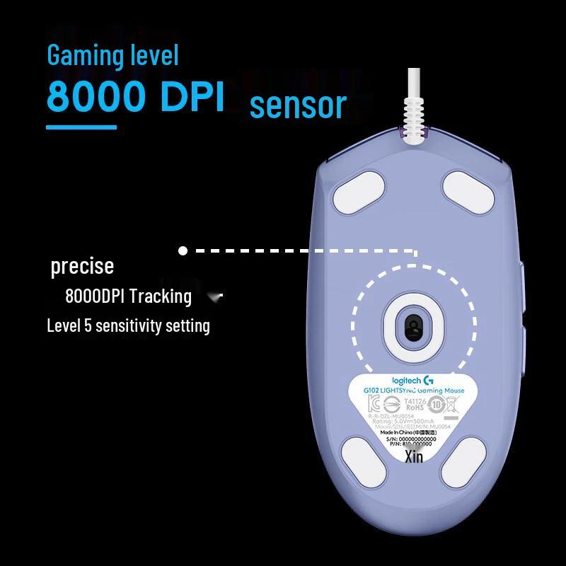 Logitech G102 LIGHTSYNC RGB Wired Gaming Mouse