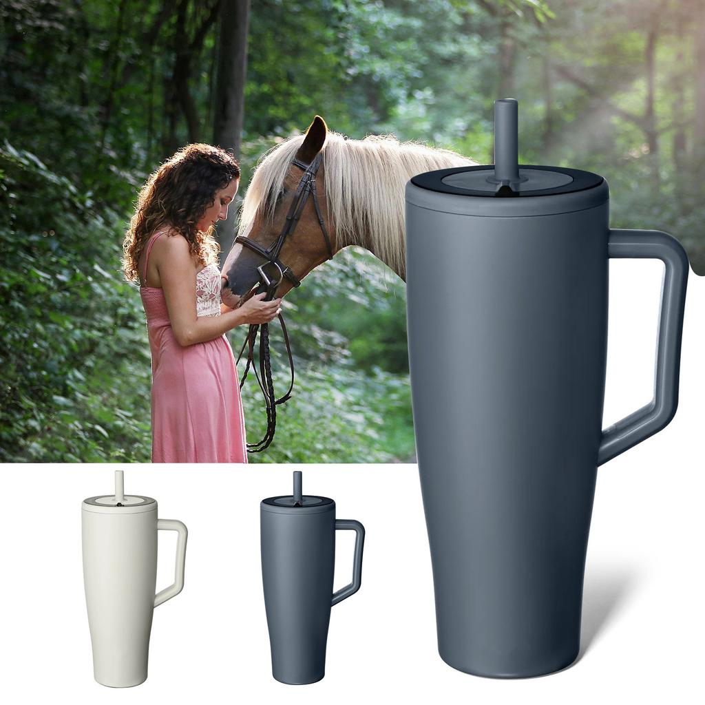 40oz Auto-Becher Nordamerikanisch Neu Edelstahl Große Kapazität Wärmeisolierung Tragbar Eis mit Henkel