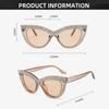 Retro Cat Eye Sunglasses with Rhinestones Latest In Fashion Female Shades Ins Trendy Handmade Brand Design Eyewear