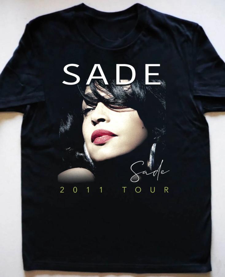 

Collection SADE Singer 2011 Tour Gift For Fan S2345XL Black Tshirt BS423 Unisex T-Shirt XXL
