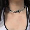 Vintage Stern Herz Halskette Für Frauen Mode Strass Choker Halskette Y2K Schlüsselbein Kette Accessoires Geschenk