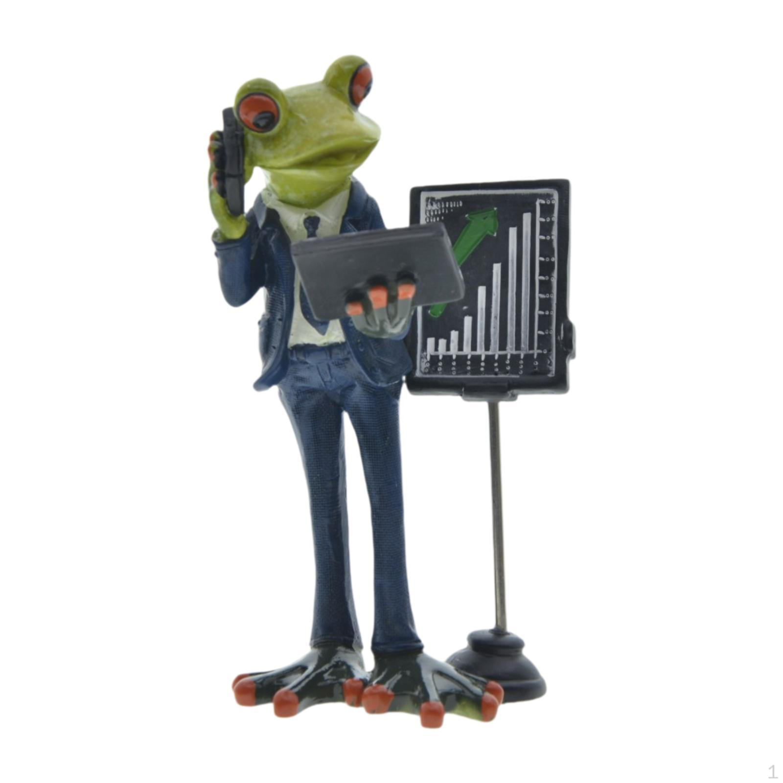 

Фигурка лягушки для украшения сада, центральный элемент, произведение искусства, пруд и забор Male Frog