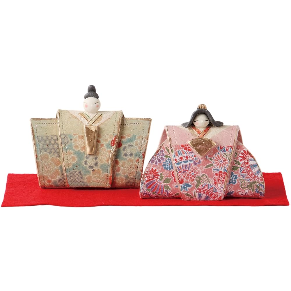 

Double Cherry Blossom Doll W11 x x Mino Made in Japan Ale-net Figurine, D4.8 H9cm, Ceramic, Ware,