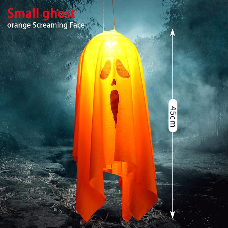 New! Halloween Led Light Hanging Scary Spooky Ornament Party Supplies For Indoor Outdoor Decorations