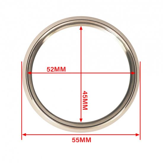 ELING  Silver or Black Stainless Steel Bezel for 52mm/85mm  Car Motorcycle Gauge