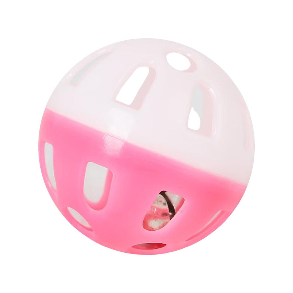 Interactive Toy Ball with Bell and Hollow Design, Fun Teaser Ball for Cats and
