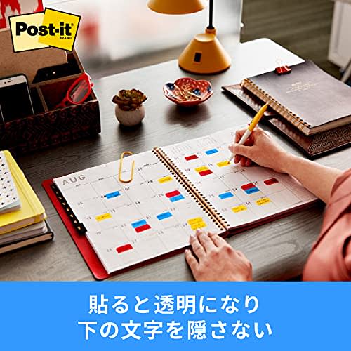 Post-it Film Samolepící bločky Super odolné Tlusté Růžové Zelené Oranžové 40 x 18 mm 10 listů x 3 podložky 686S-2
