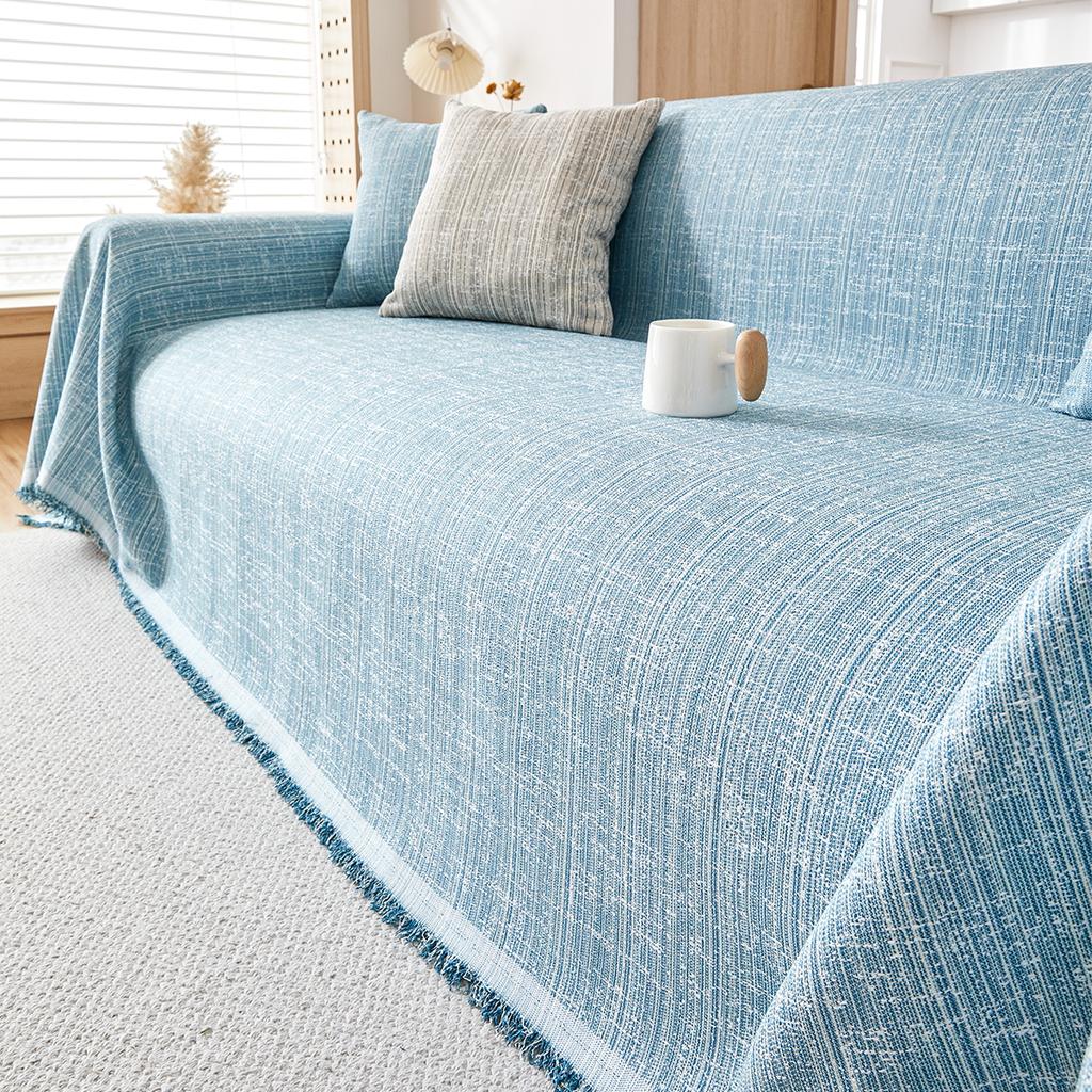 1PC Polyester Sofa Cover Blanket,Protection Sofa Anti-Cat Scratch Anti-Dirty All Seasons For Living Room Bedroom Office Cafe,Can Be Used In Home Decor