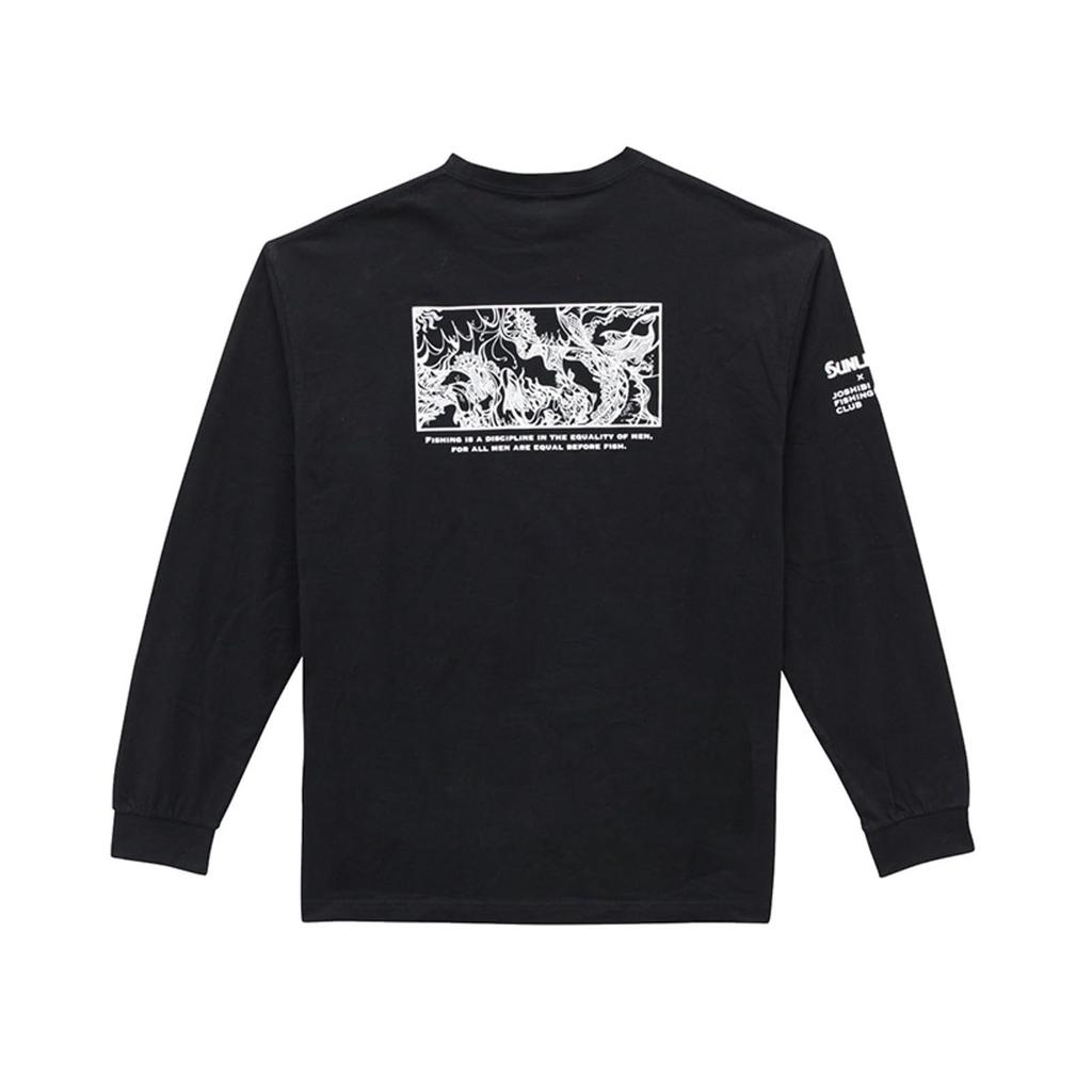 SUNLINE Cotton Long Black L T-Shirt SUW-15506LT