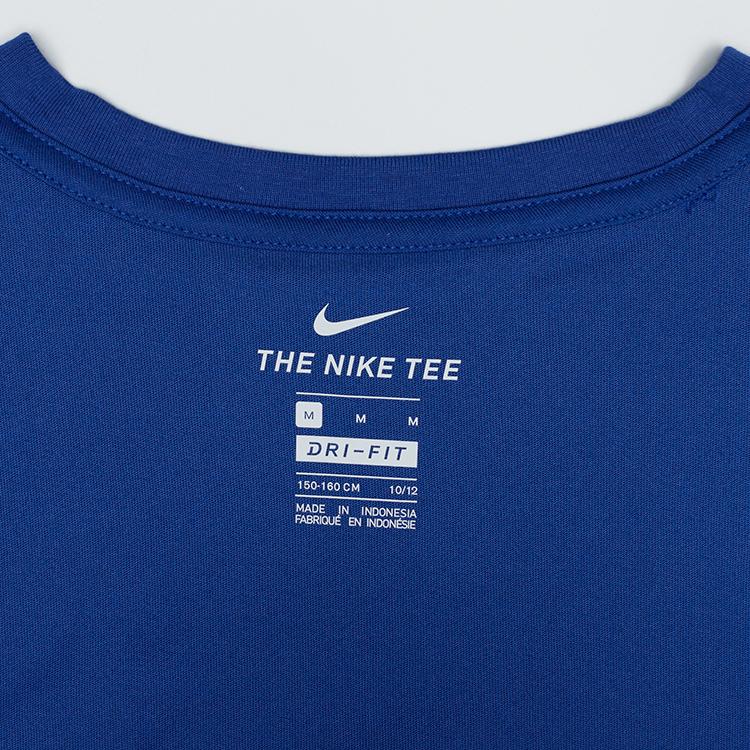 Nike X NBA Philadelphia 76ers Minimalist Numeric Logo Print Crew Neck Comfortable Short Sleeve T-Shirt Kids Tops Blue 3Z2B7BBWZ-76R