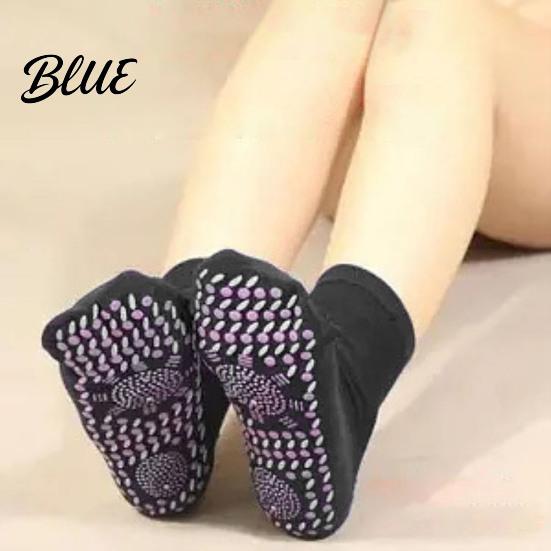Socks 1 Pair Self-Heating for Good Massage Cut Unisex Anti-freeze Middle Warm Therapy Autumn Winter